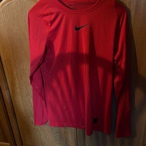 Nike Crimson Long Sleeve Top